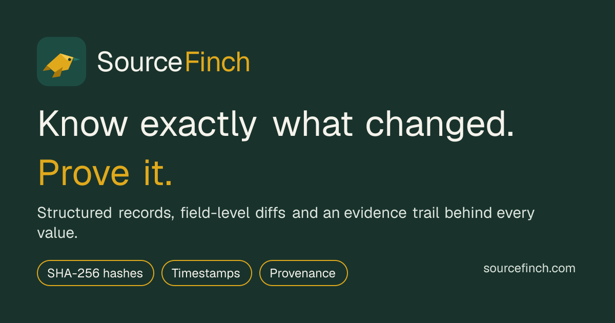 SourceFinch screenshot 1